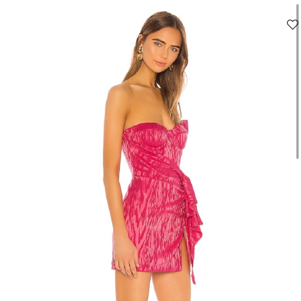 Revolve NBD Jorja Mini Dress in Fuchsia